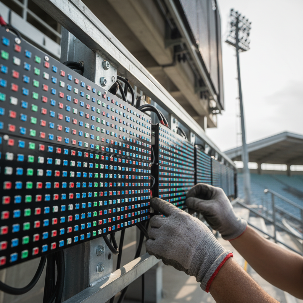 Écrans LED Géants pour Stades de Football : Technologies et Guide de Choix