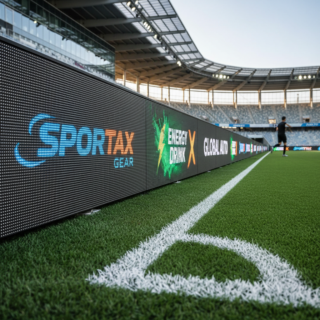 Panneaux LED périmétriques : révolutionner la publicité sportive dynamique